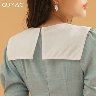 Đầm xanh cổ thủy thủ DA710 GUMAC