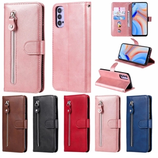 Ốp lưng điện thoại dạng ví da lật dành cho oppo reno 4 pro 5g oppo reno 4 5g oppo reno4 pro 5g