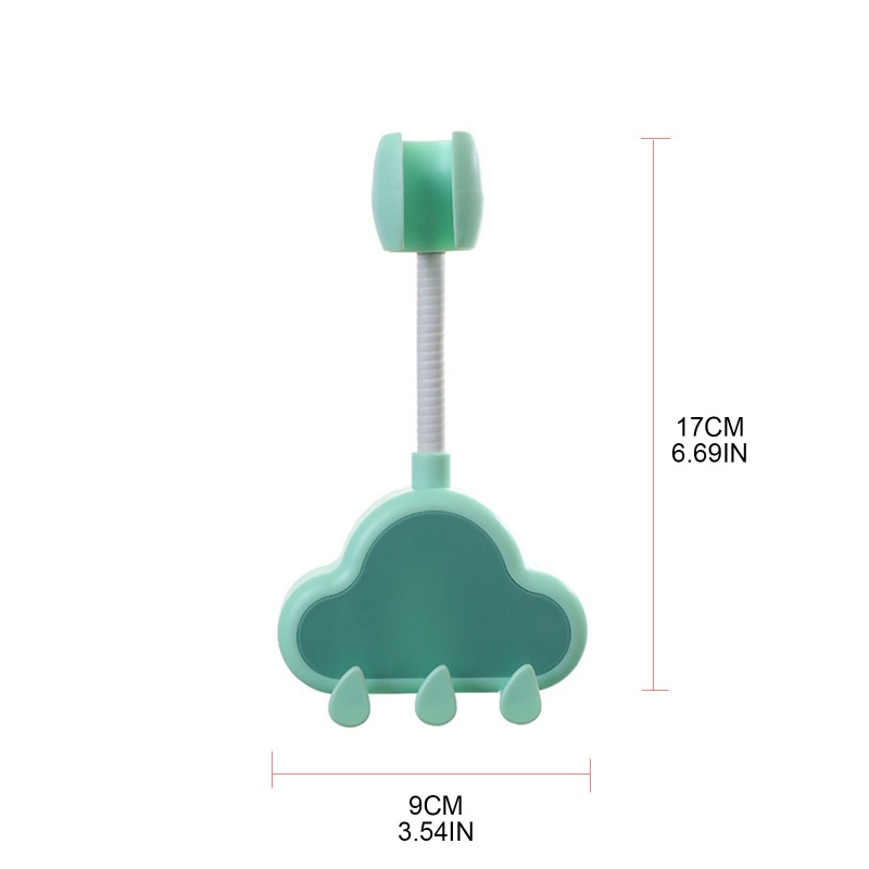 Giá Đỡ Vòi Hoa Sen Hình Đám Mây Có Thể Điều Chỉnh Xoay 360 Độ Tiện Dụng°Giá Đỡ Treo Khăn Tắm Gắn Tường Kèm Móc Tiện Dụng Cho Phòng Tắm / Gia Đình