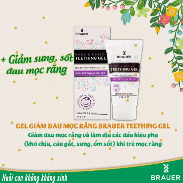 teething gel brauer