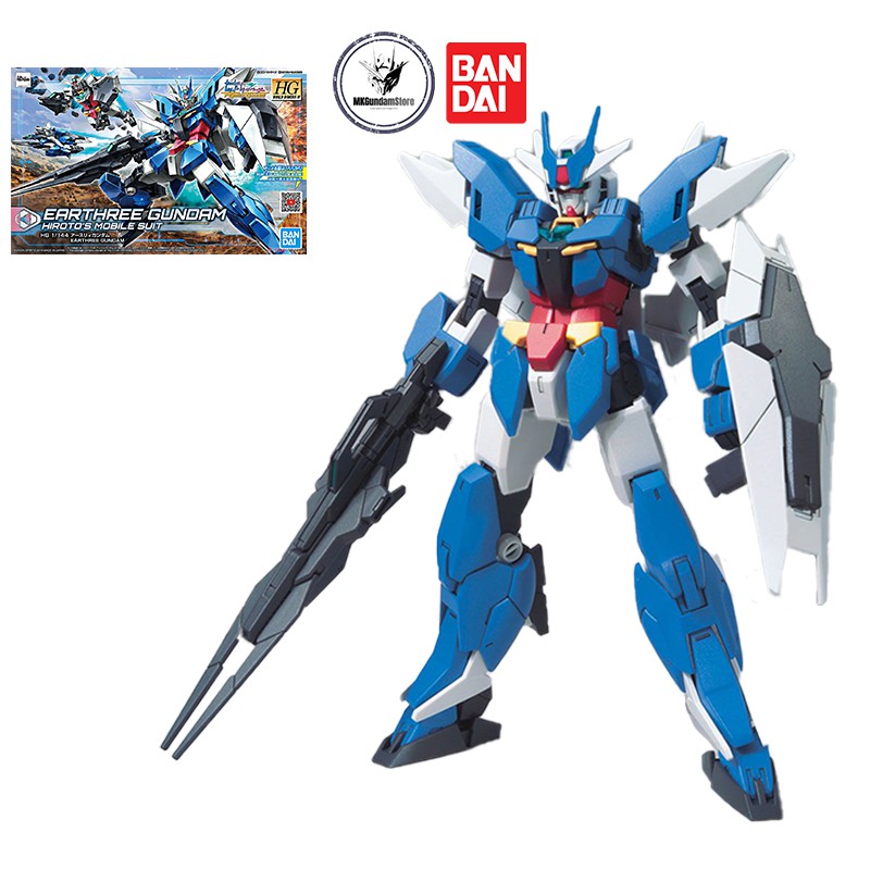 [BANDAI] Mô hình lắp rắp Gunpla HG 1/144 Earthree Gundam - Chính hãng