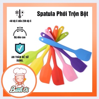 Phới trộn bột/ Phới silicon / Cây vét bột silicon - Phới dẹt