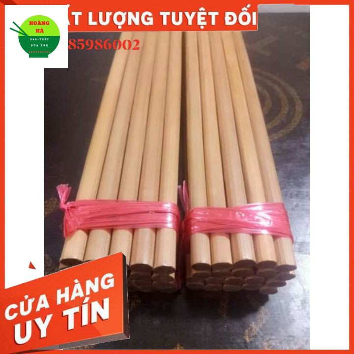 Đũa Tre Vót Tay Tây Bắc không hóa chất không nấm mốc1 bó 10 đôi.
