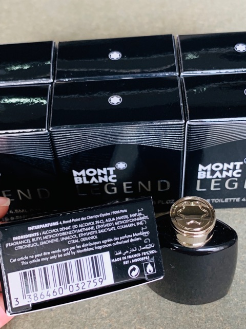 Nước hoa nam MONTBLANC - LEGEND - EDT - 4.5 ML MINI | BigBuy360 - bigbuy360.vn