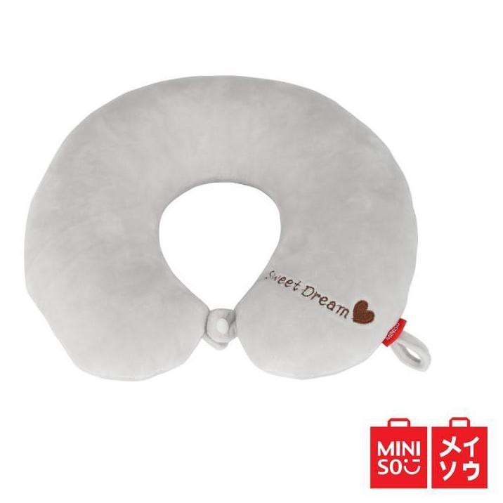 Gối kê cổ hình chữ U mềm mại thoải mái hình Miniso mẫu mới