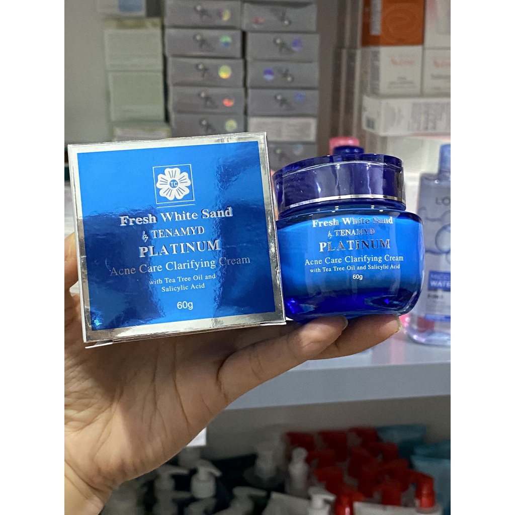Kem dưỡng dành cho da mụn Tenamyd Platinum Acne Care Clarifying Cream 60g