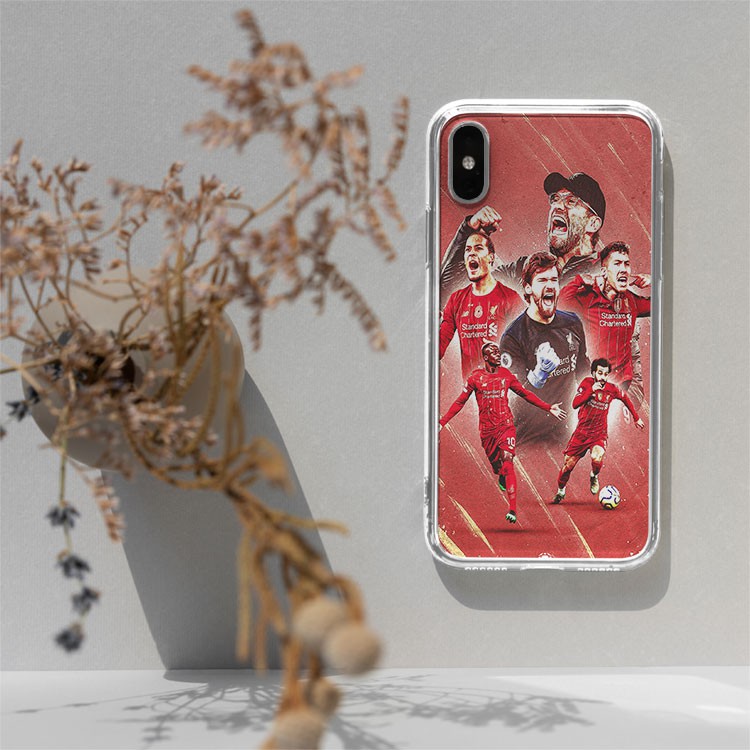 Ốp Lưng bóng đá liverpool ốp điện thoại thầy trò Klopp độc lạ dành cho Iphone 5 đến 12 promax FOO20210109