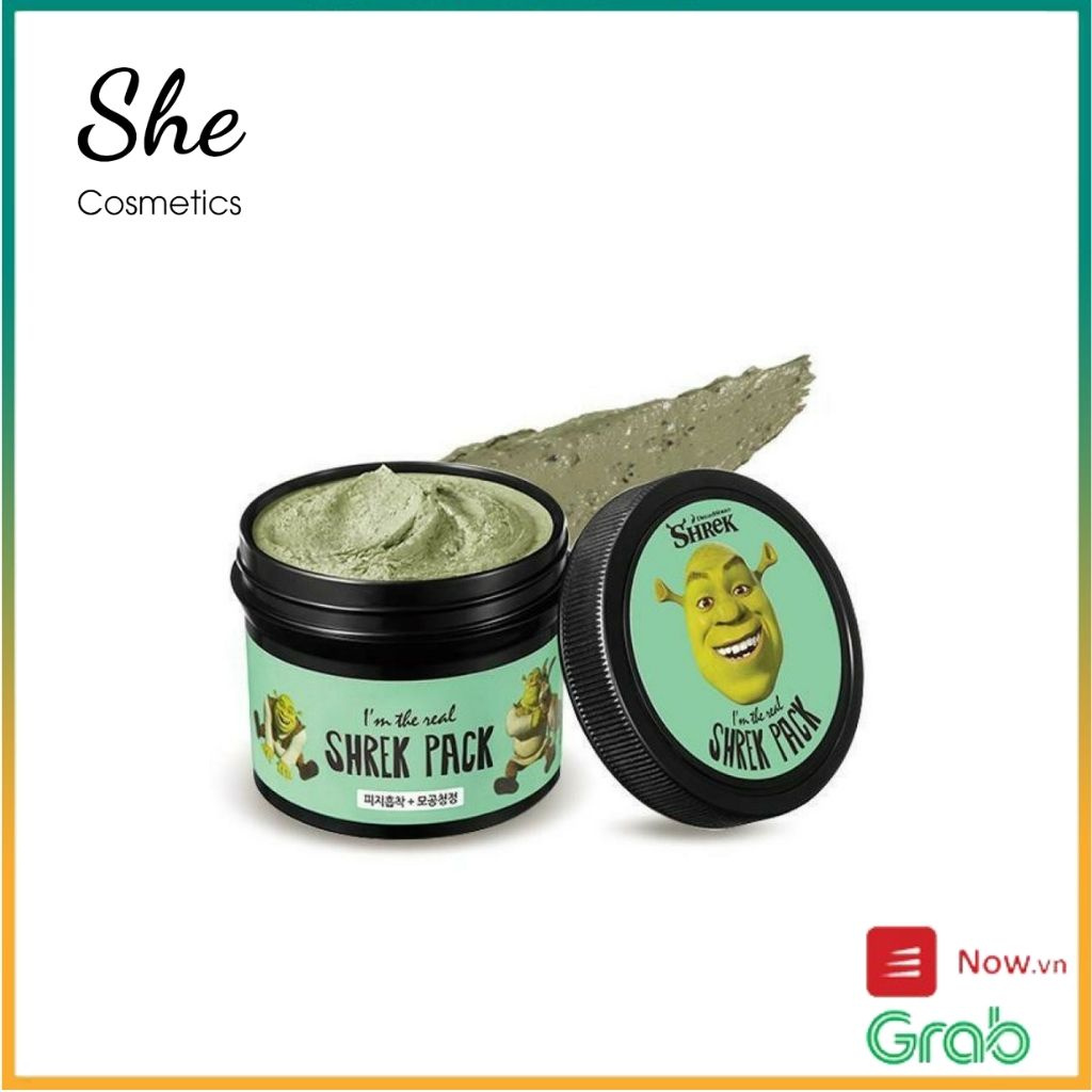 Mặt Nạ Đất Sét Bạc Hà Rau Má SHREK PACK-Chuyên Làm Sạch Mụn Cám,Mụn Đầu Đen,Bã Nhờn Chưa Có Đánh Giá