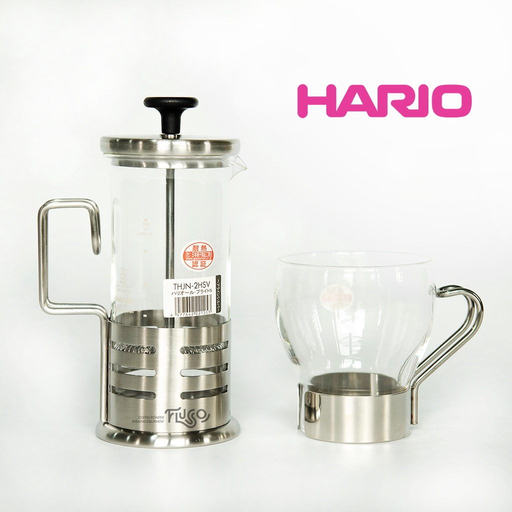 Bộ Sản Phẩm Hario Bình French Press và Ly Cà Phê