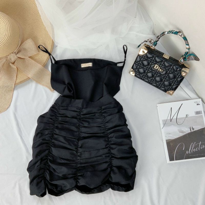 SET DÂY VÁY NHÚN SANG CHẢNH