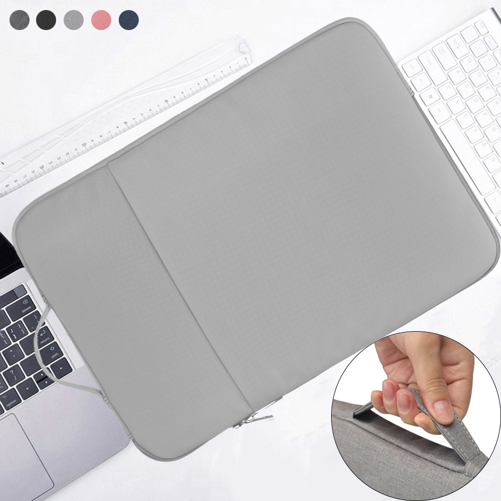 MUVAKO Bao Da PU Siêu Mỏng Chống Sốc Cỡ Lớn Đựng Laptop Cho Laptop 13.3 14 15.6 inch