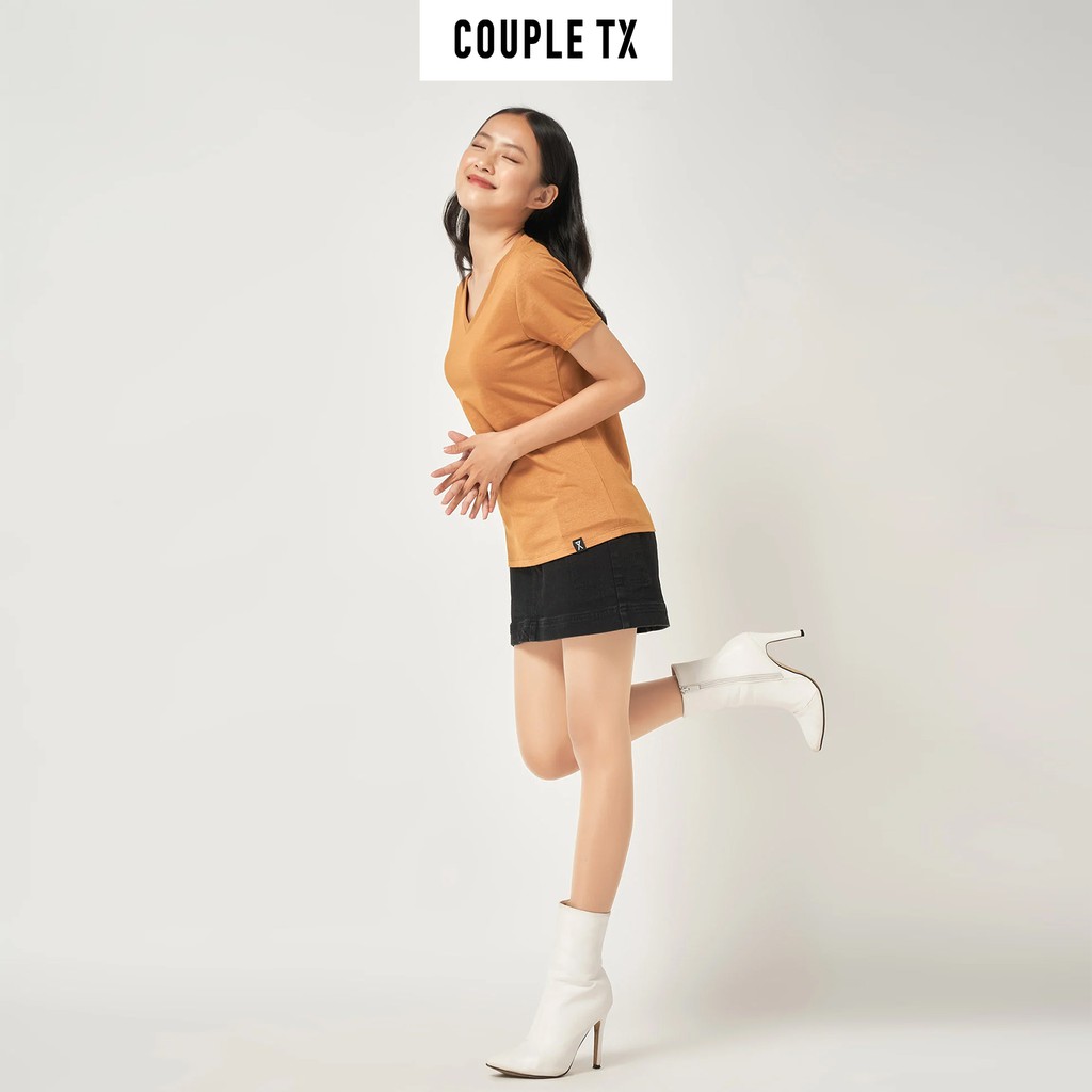 Áo Thun Cổ Tim Nữ Couple TX WTS 2060