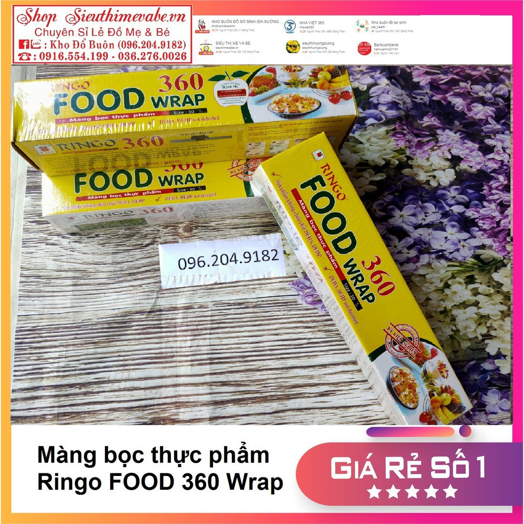 MÀNG BỌC THỰC PHẨM RINGO WRAP 360 hàng tốt giá rẻ nhất