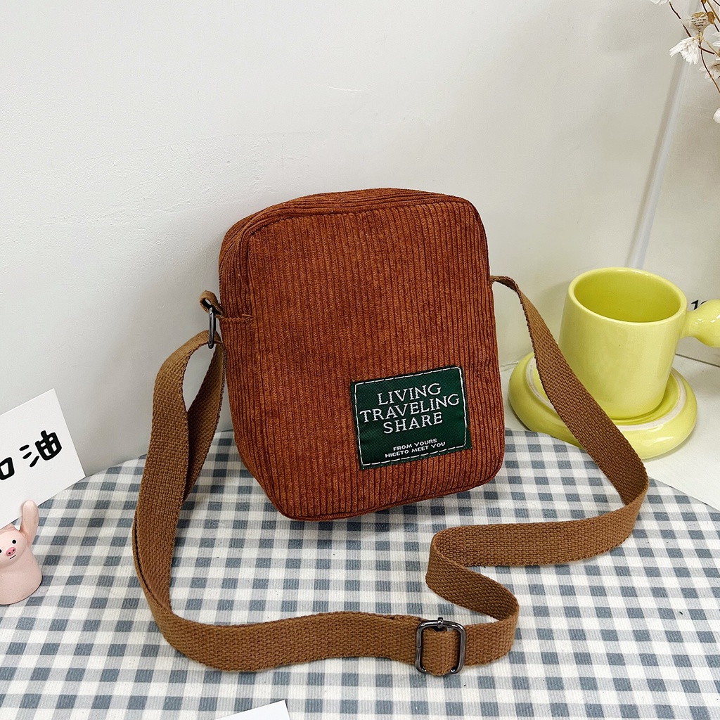Japanese Fashion Simple Versatile Casual Women's One Shoulder Messenger Bag