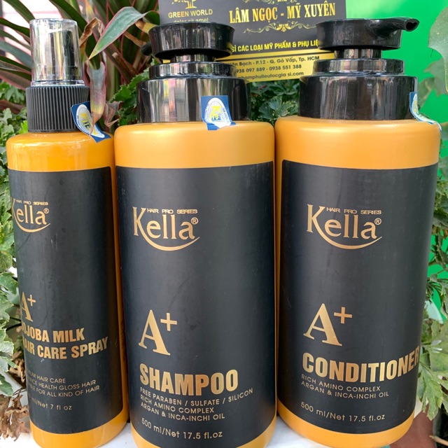 Bộ sản phẩm Kella phục hồi tóc hư