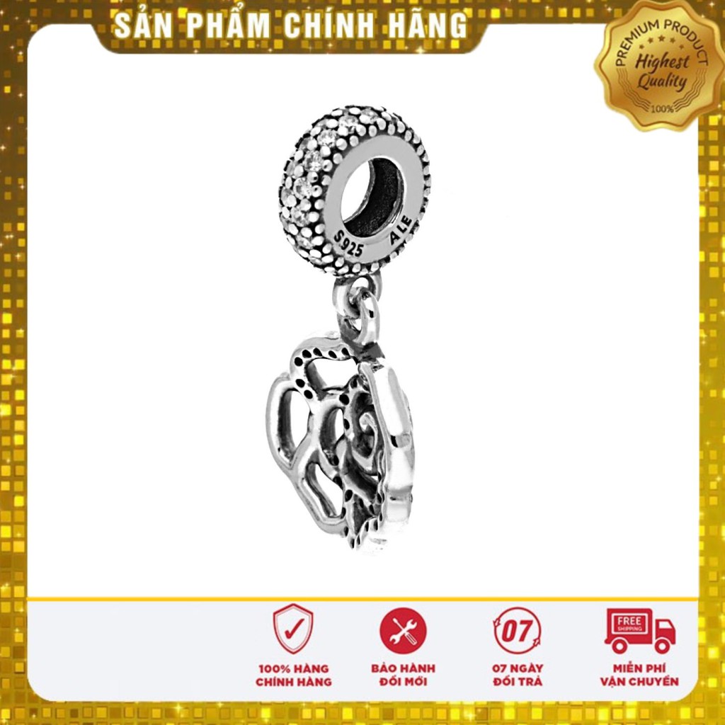 Charm bạc Pan chuẩn bạc S925 ALE Cao Cấp - Charm Bạc S925 ALE thích hợp để mix cho vòng bạc Pan - Mã sản phẩm DNJ108