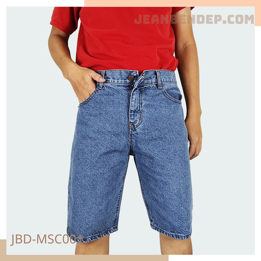 Quần Short Jean Nam Cao Cấp JBD-MSC001 Jean Cotton Siêu Bền Đẹp Hình Thật 100%