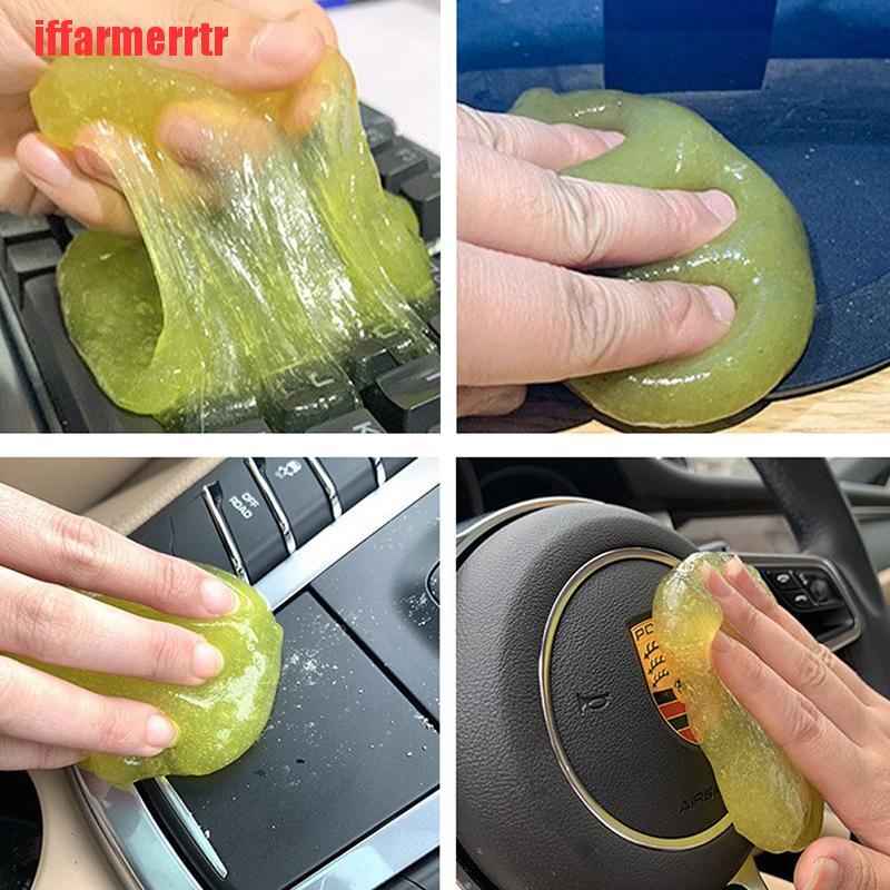 {iffarmerrtr}Magic Soft Sticky Clean Glue Gum Silica Gel Car Keyboard Dust Dirt Cleaner KGD