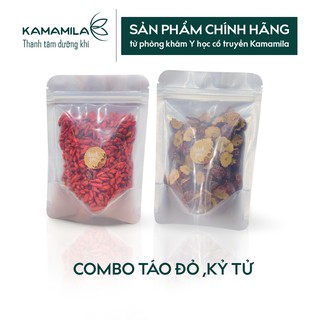 [COMBO] 100gr táo đỏ thái lát sấy + 50gr kỷ tử bổ máu, đẹp da, ngủ ngon, sáng mắt