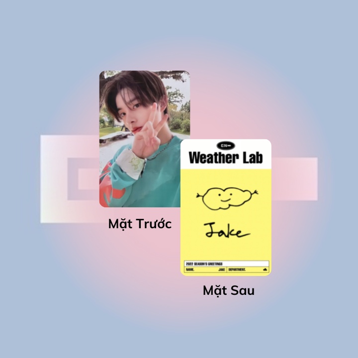 SET 7 CARD 2022 SEASON’S GREETINGS ENHYPEN - UNOFFICIAL