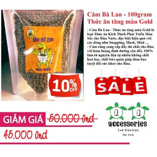Cám Bà Lan - Thức ăn tăng màu Gold | Phụ Kiện Rùa Cảnh Sài Gòn