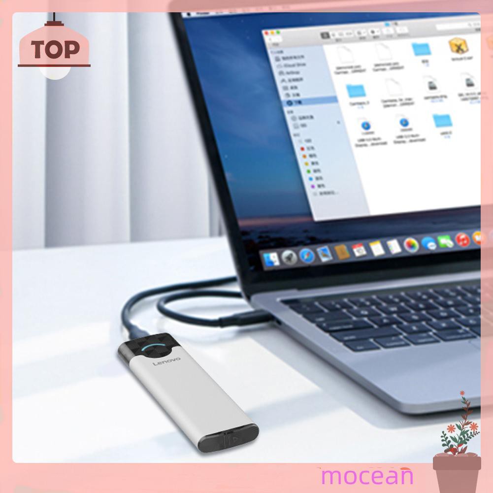 Hộp Đựng Ổ Cứng Ssd Mocean Lenovo M-02 M.2 Nvme B Key To Usb 3.1 Gen 2 Type C