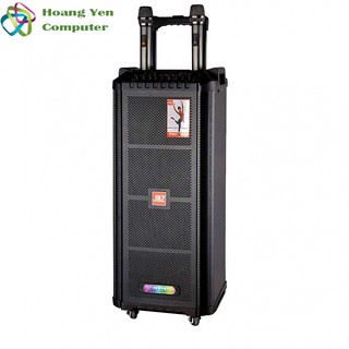 [Tặng 2 Micro Tốt] Loa Kéo Karaoke Bluetooth JBZ 1212 Bass 3 Tấc Đôi - Chính Hãng - Hoàng Yến Computer