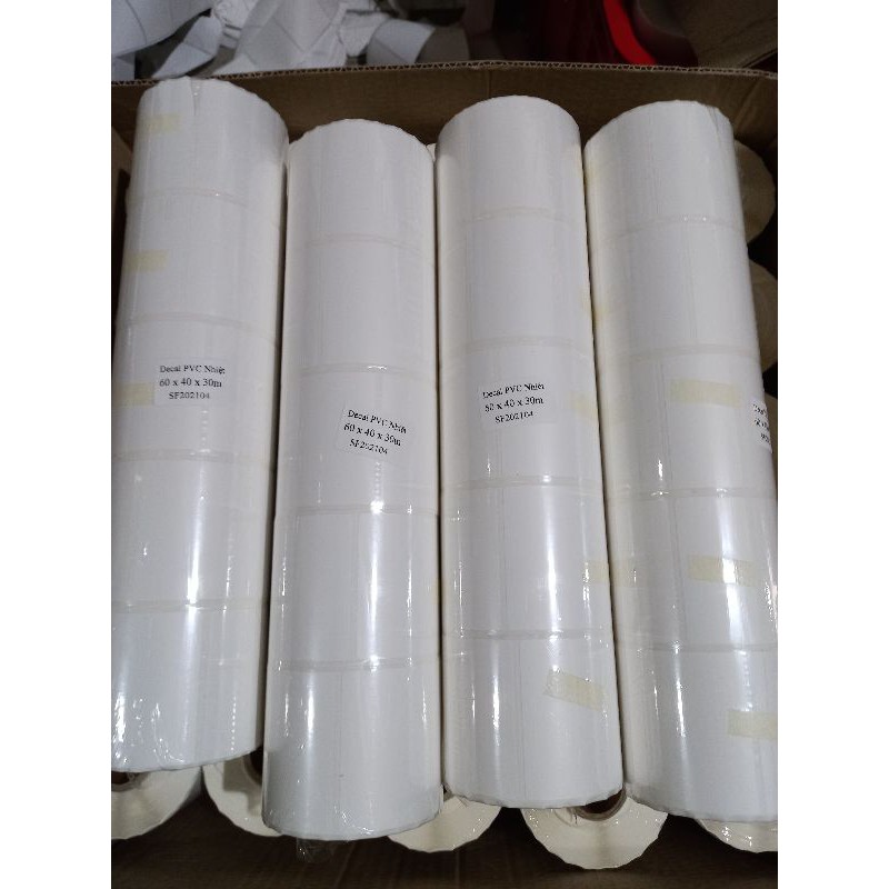 60x40 DECAL PVC .DECAL GIẤY  IN NHIỆT  700TEM