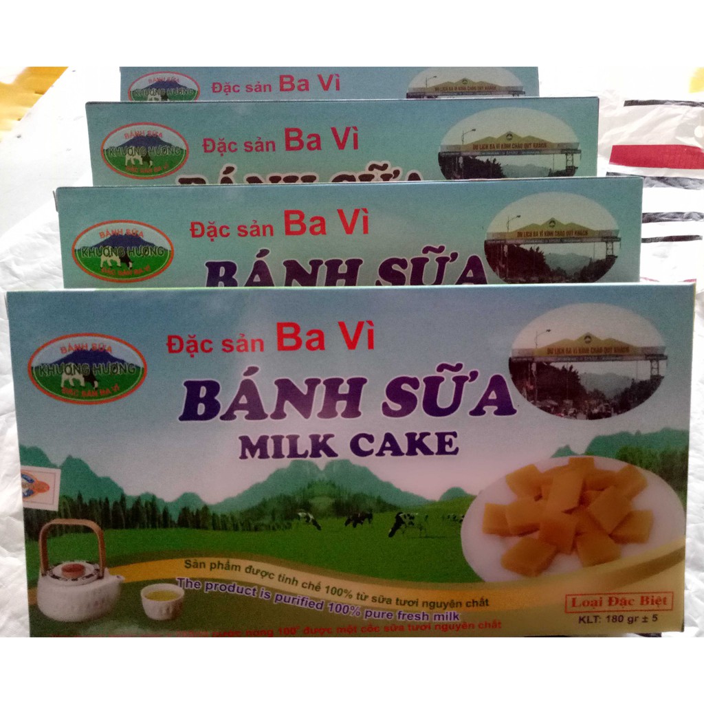 Combo 5 hộp bánh sữa Ba Vì milk cake