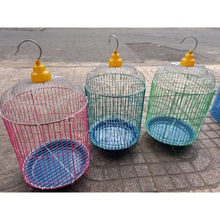 lồng tròn màu nuôi nhiều loại chim 25 cm, 36 cm, 40 cm
