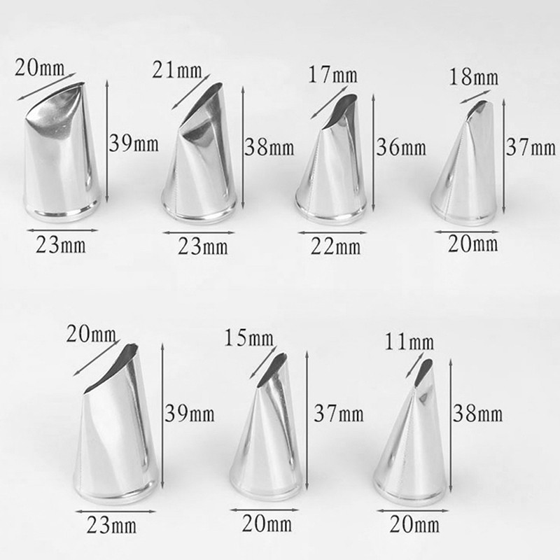 Set 7 Đuôi Bắt Bông Kem Trang Trí Bánh