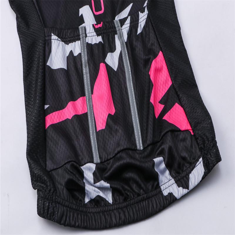 Áo Đua Xe Đạp Màu Hồng Đen Thời Trang Mùa Hè 2022 Dành Cho Nữ