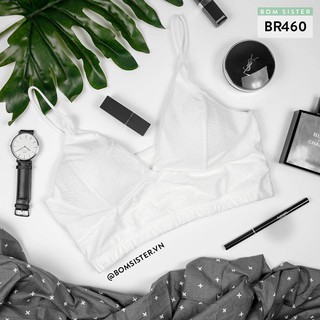 BRA VẢI PHI ĐEN BÓNG