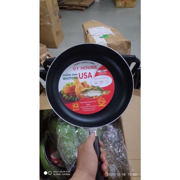 Bộ Nồi inox Cao Cấp Kèm  Chảo Chống Dính, Lớp Thép Dày Kích Thước 16cm +18Cm +24Cm Phù Hợp Mọi Loại Bếp