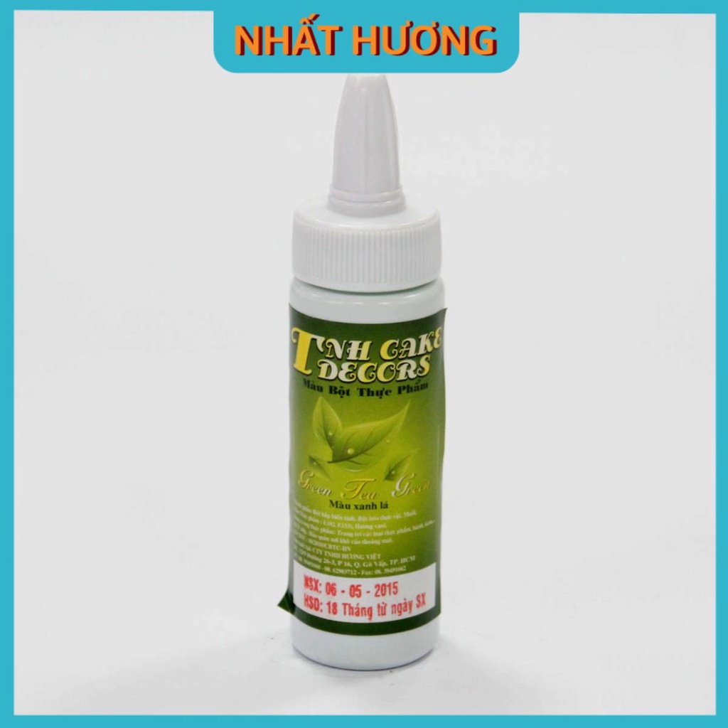 Màu Bột Xịt Thực Phẩm Màu Xanh Lá Tea Green