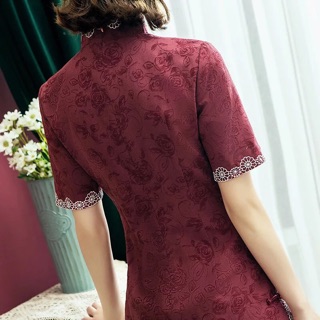 Sườn xám thượng hải PMS130