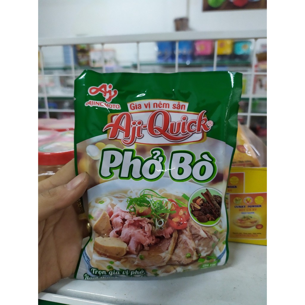 Gia vị nêm sẵn phở bò Aji Quick Ajinomoto