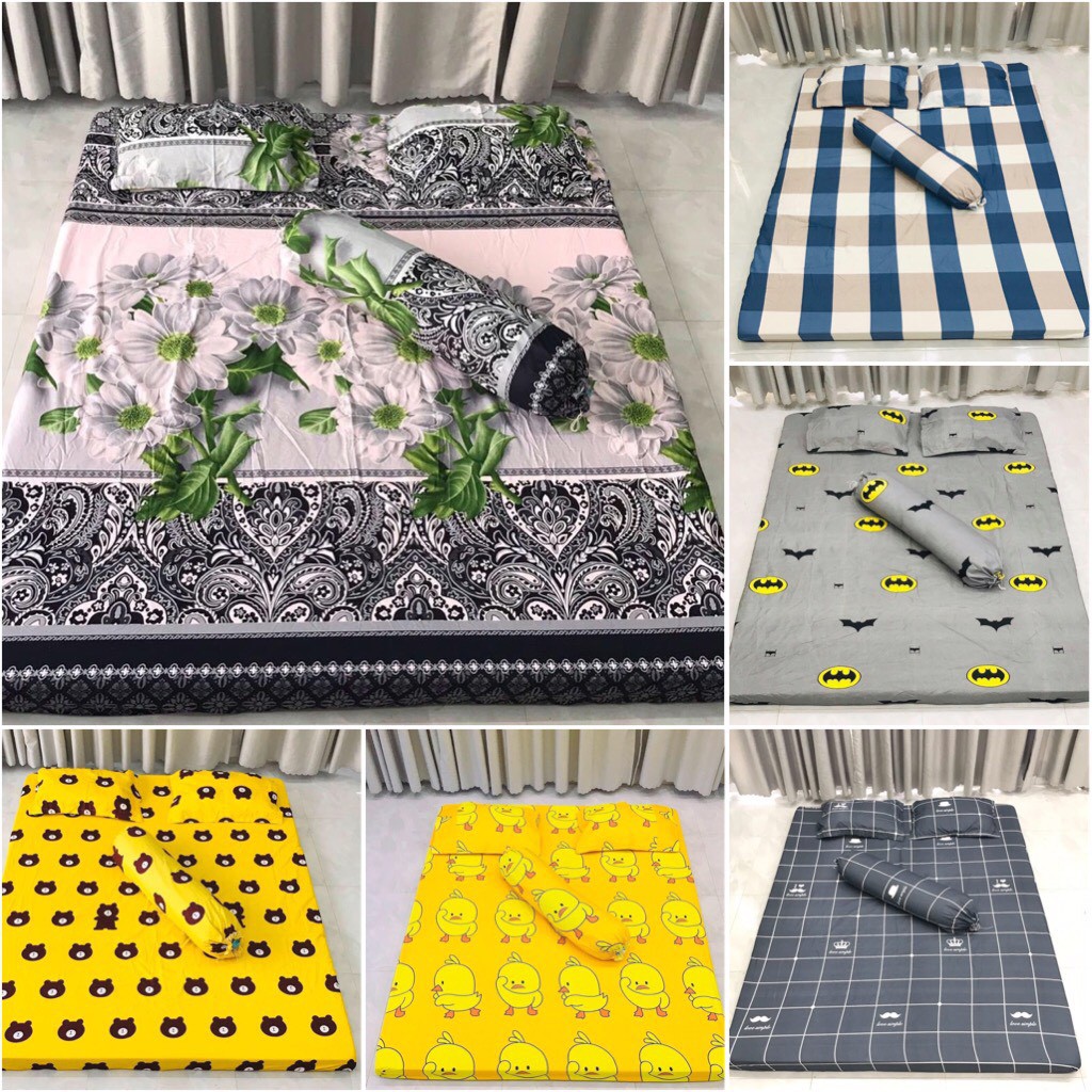 Vỏ gối ôm cotton poly 35x100cm mẫu sao rơi - LINHALMONDS