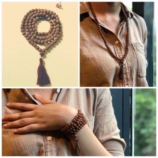 Chuỗi hạt bồ đề kim cang Nepal 108 đơn giản, vintage