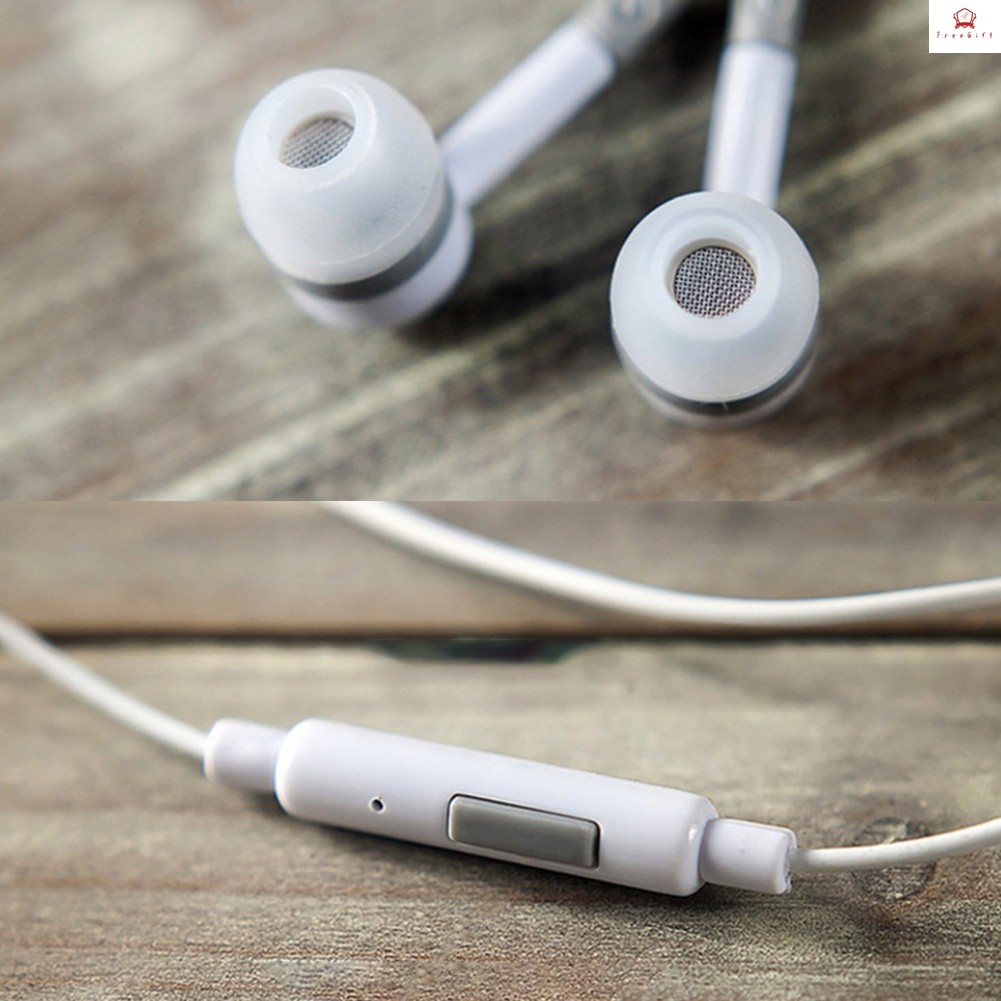 Tai Nghe Nhét Tai Jack 3.5mm Âm Thanh Siêu Trầm Có Micro Và Phụ Kiện