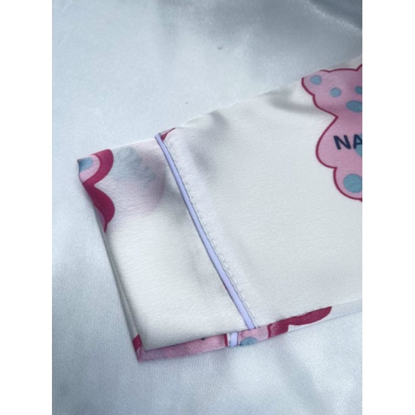 [ Hàng thiết kế ] bộ pyjama lụa satin dài siêu xinh kèm ảnh thật
