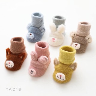 Tất cổ cao len xù chống trượt TAD18