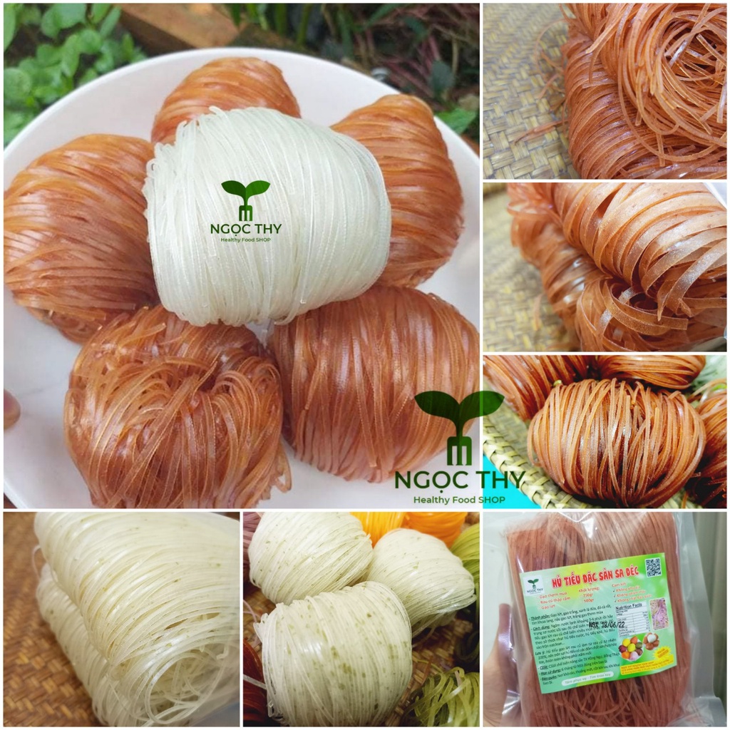 [NT Food] Hủ tiếu gạo lứt tảo bẹ đặc sản Sa Đéc ăn eatclean ăn kiêng