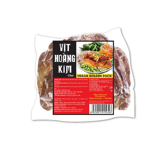 Vịt chay hoàng kim - Thực phẩm chay Âu Lạc - Hàng dông lạnh - Giao siêu tốc - Tp. HCM