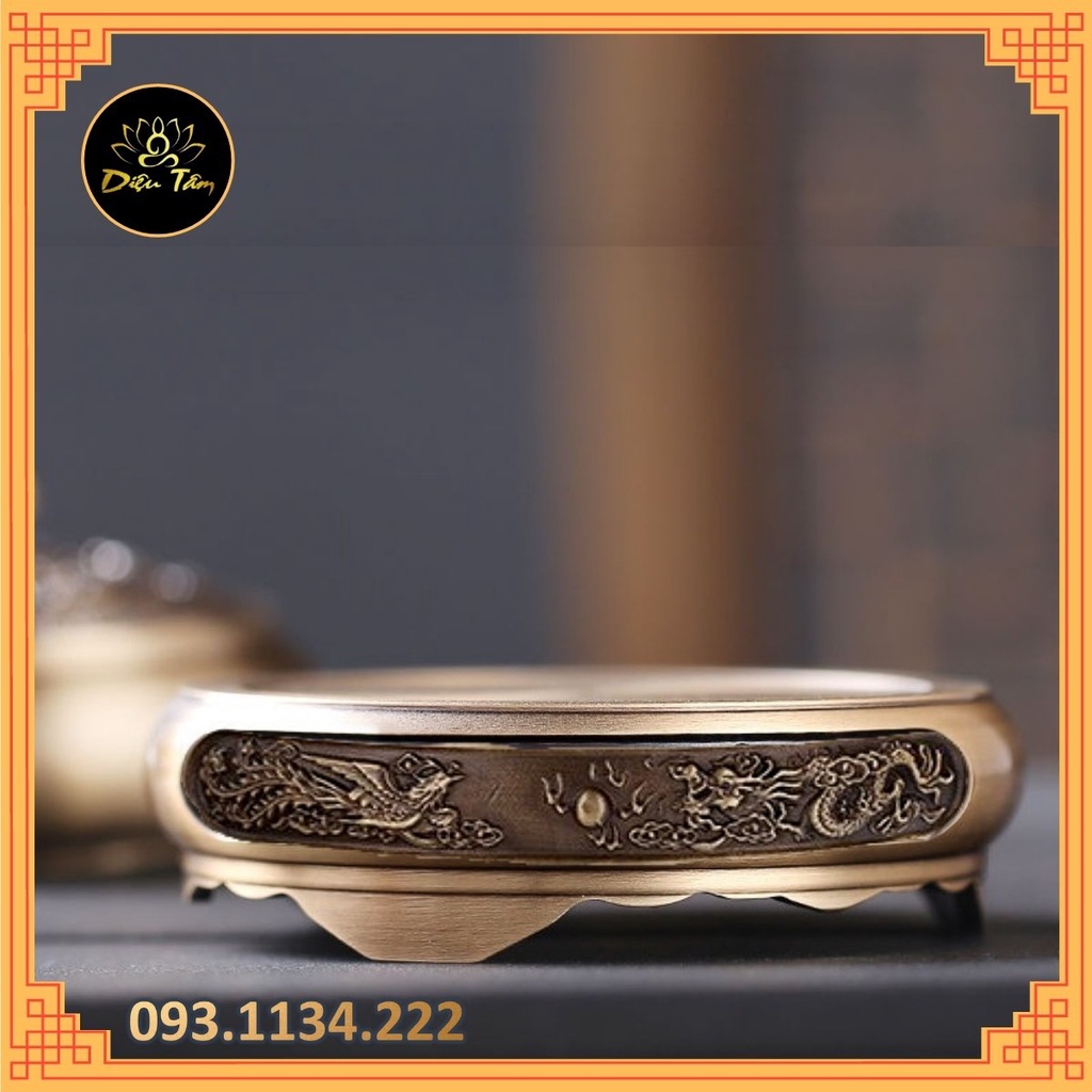 Chân đế lư xông trầm,đôn bằng đồng thau,gỗ lư xông trầm 2 trong chức năng xông trầm,đồ thờ cúng,kê vật phẩm phong thuỷ