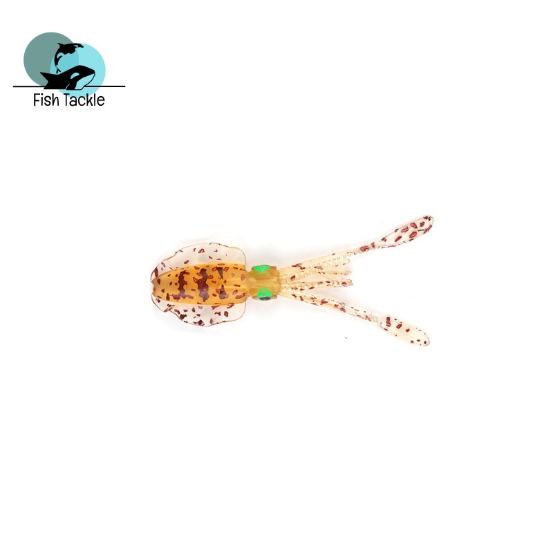 Mồi Giả Câu Cá Mềm Dạ Quang Hình Bạch Tuộc