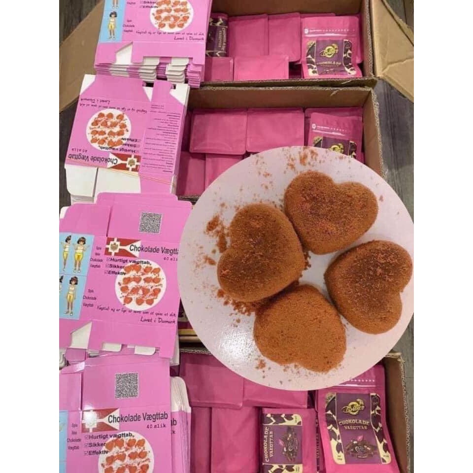 Kẹo socola giảm cân Đan Mạch, bản mới màu hồng | BigBuy360 - bigbuy360.vn