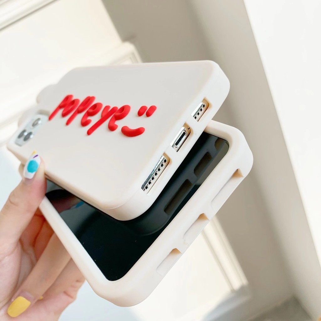 Ốp Điện Thoại Silicon Mềm Hình Tai Thỏ Hoạt Hình Cho iphone 13 12 11 Pro MAX X XS MAX XR 6 6s 7 8 plus