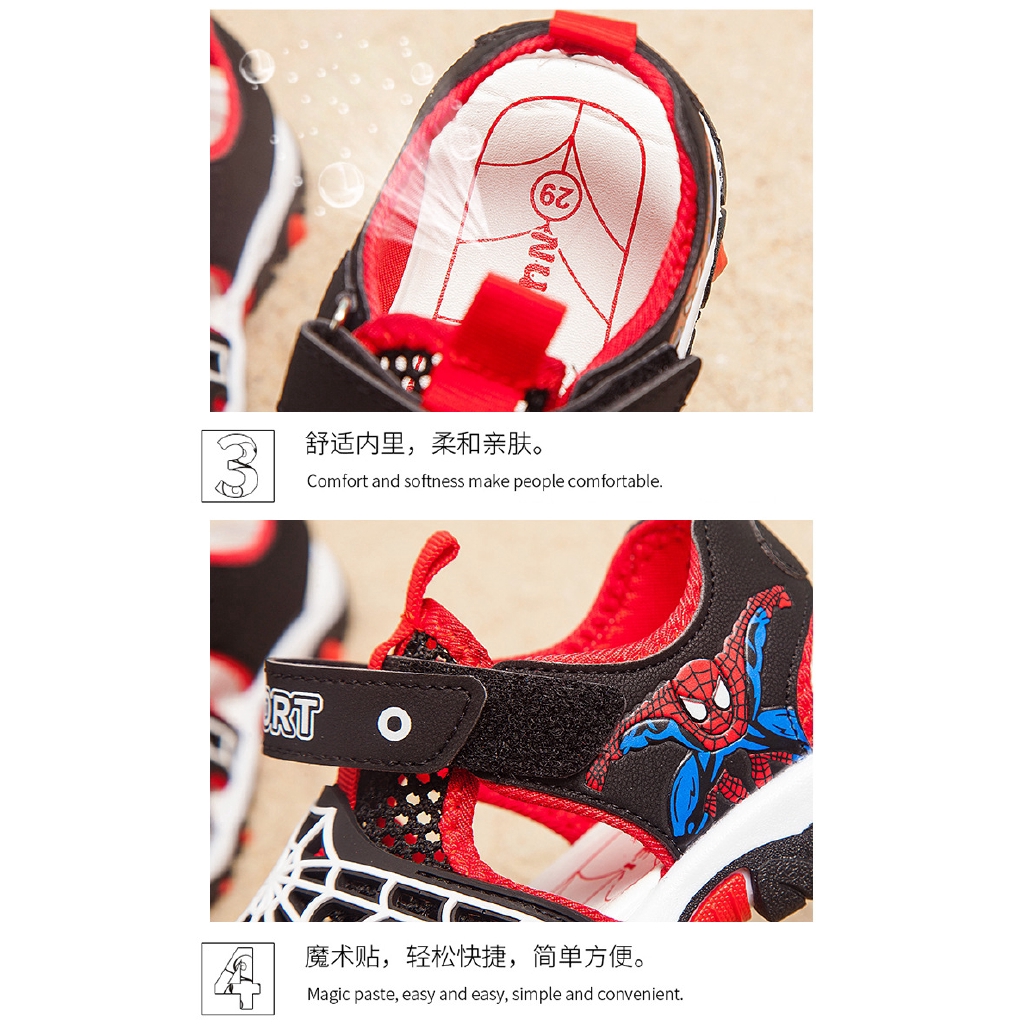 Xăng đan Đi Biển Hình Nhện Thời Trang Mùa Hè 2020 Mới Cho Bé Trai