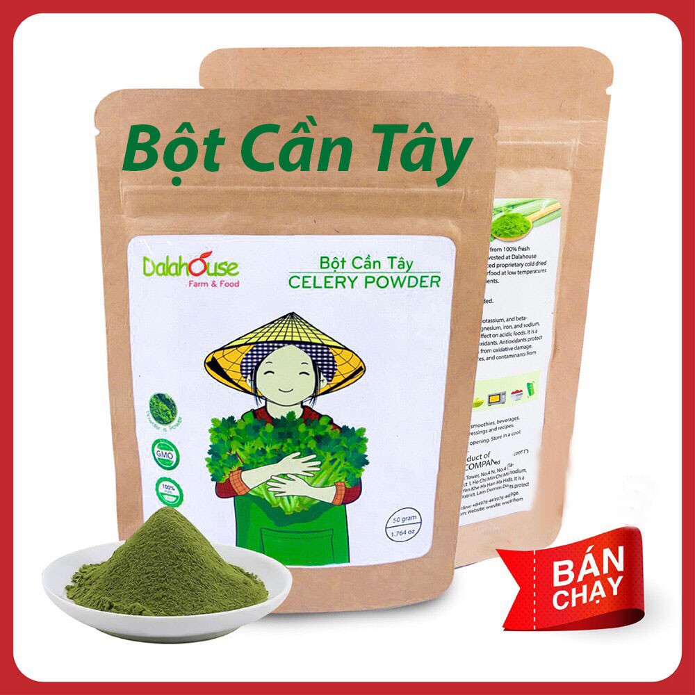 Bột Cần Tây dalahouse 50gr - Thực Phẩm Sạch Từ Rau Củ Quả